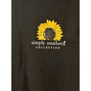 Simply Southern Long Sleeve T-shirt Blessed Nana Sunflower size Small NWT